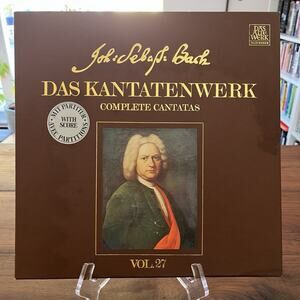 J.S. Bach Das Kantatenwerk Complete Cantatas Vol 27 LP Box Set 1979 Telefunken